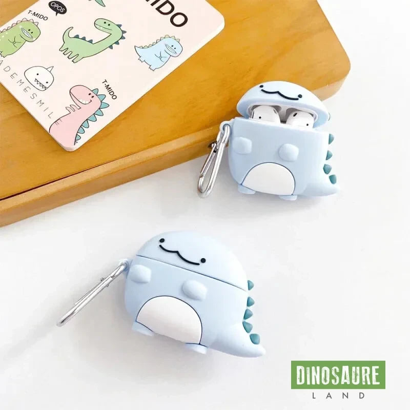 coque airpods dinosaure mignon