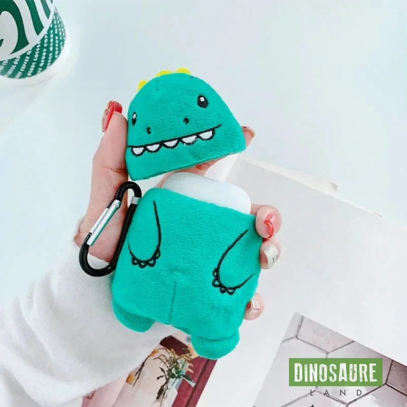 coque airpods dinosaure peluche