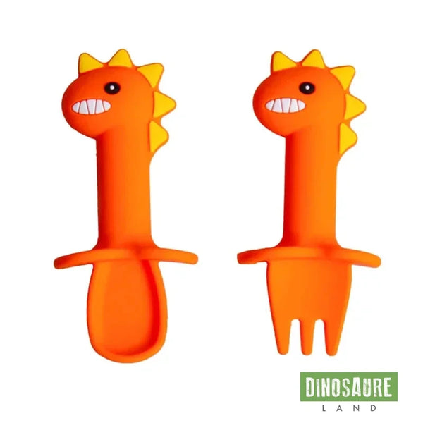 couverts dinosaure fourchette cuillère bebe