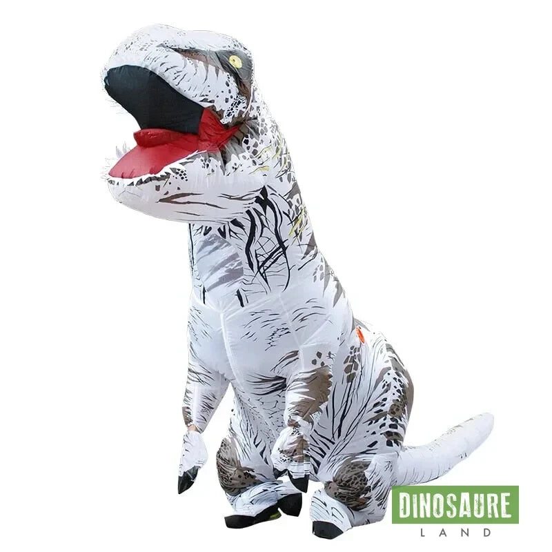 Déguisement Dinosaure Gonflable blanc