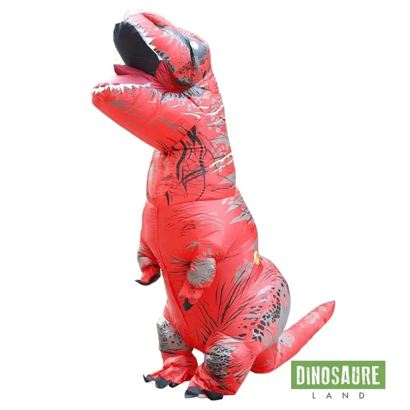 Déguisement Dinosaure Gonflable rouge