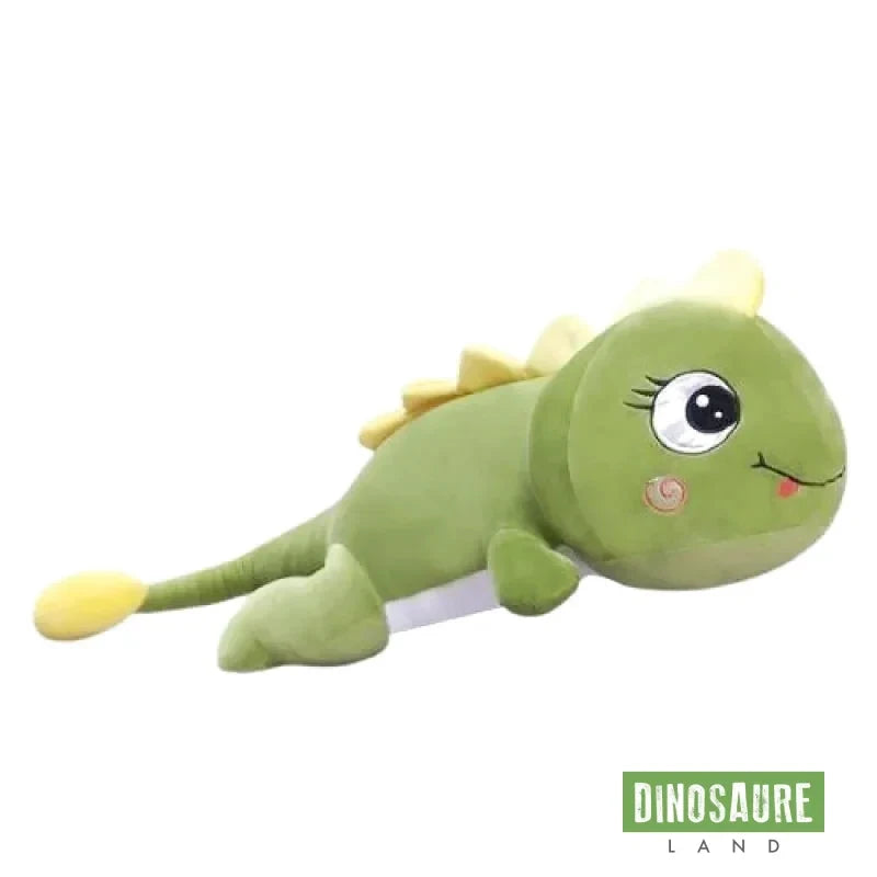 Peluche Dinosaure Ankylosaure Vert et Jaune