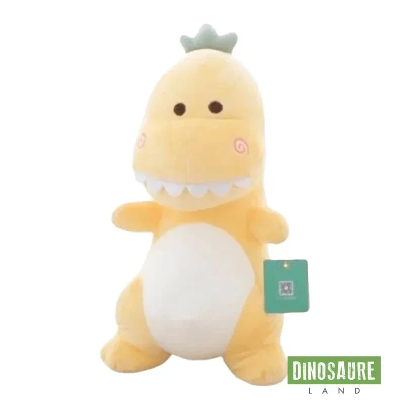 Peluche Dinosaure Jaune Enfant