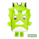 cartable dinosaure triceratops vert