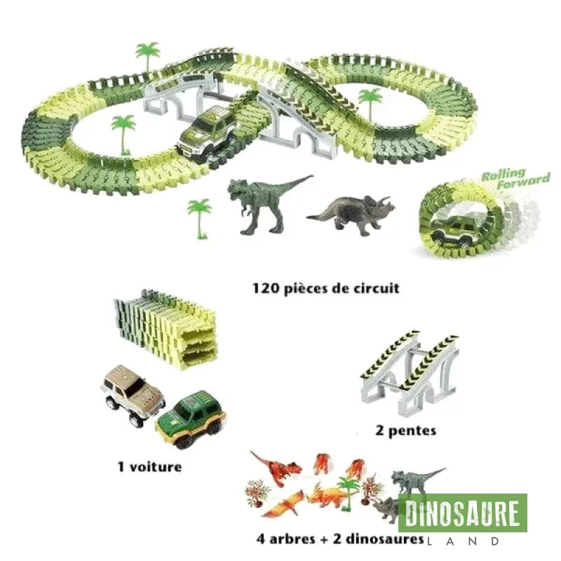 Dinosaure World Jouet 120 pièces- Dino Jurassic