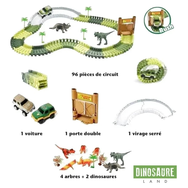 Dinosaure World Jouet 96 pièces- Dino Jurassic