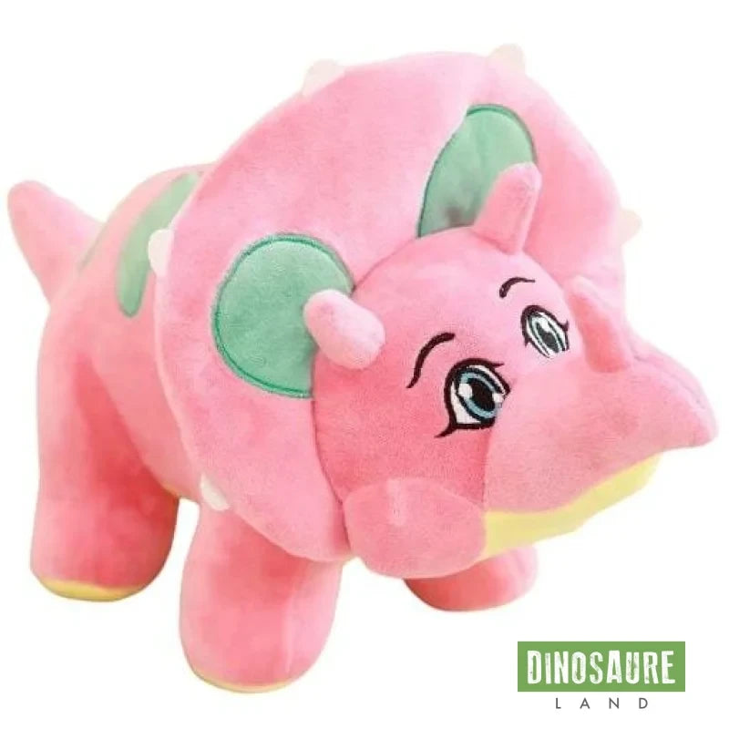 Triceratops en Peluche Rose