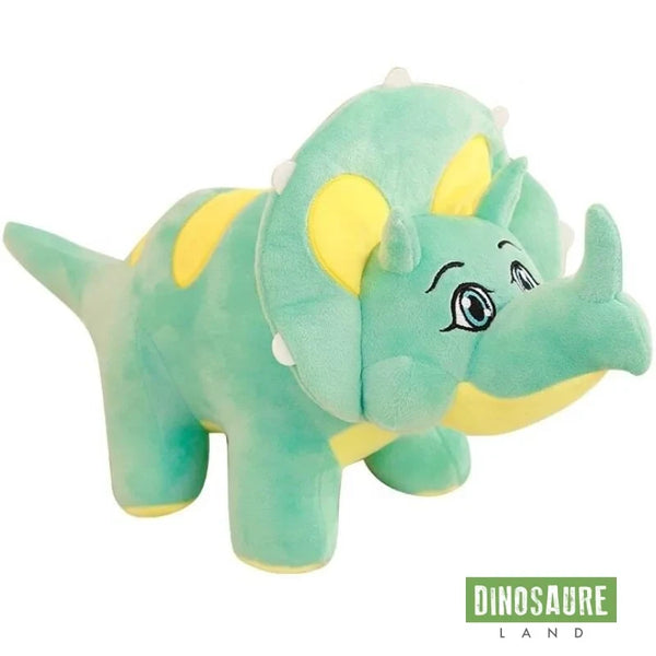 Triceratops en Peluche Vert