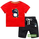 Ensemble Mignon Dinosaure Rouge - Dino Jurassic
