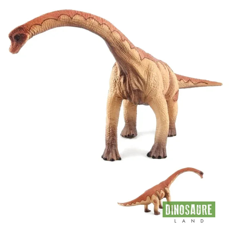 figurine dinosaure brachiosaure marron clair