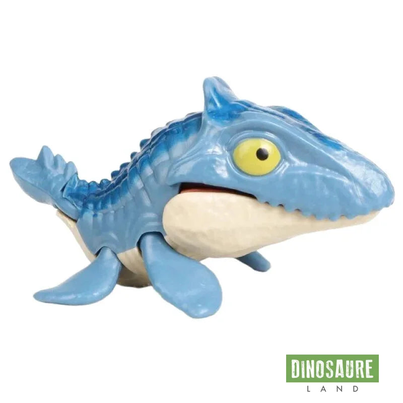 figurine dinosaure articule bleu