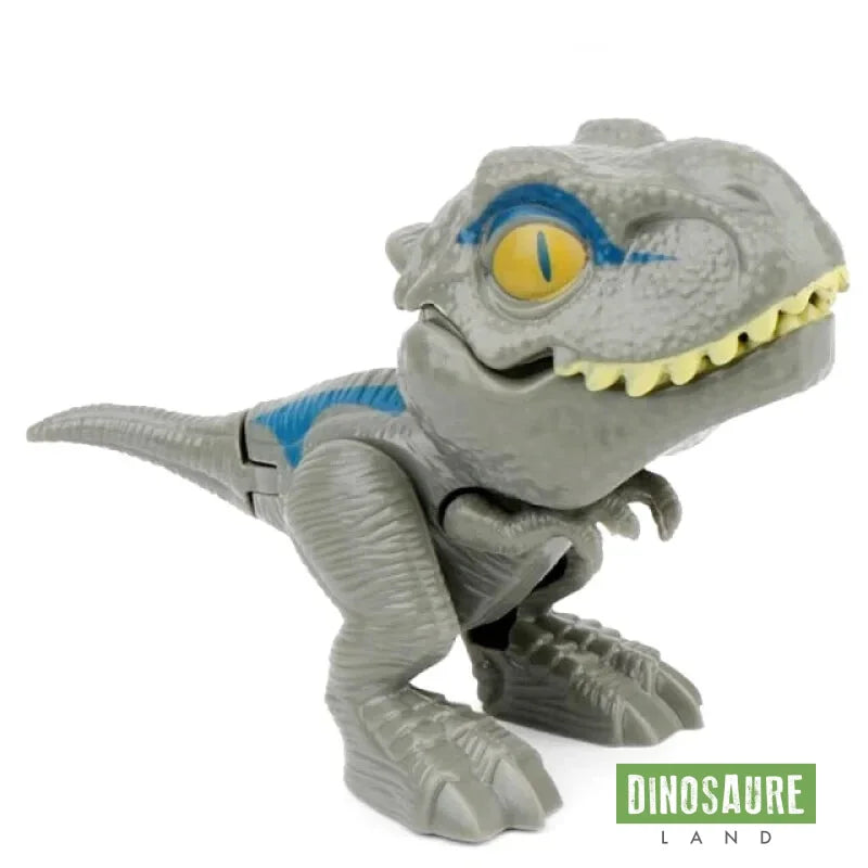 figurine dinosaure articule gris