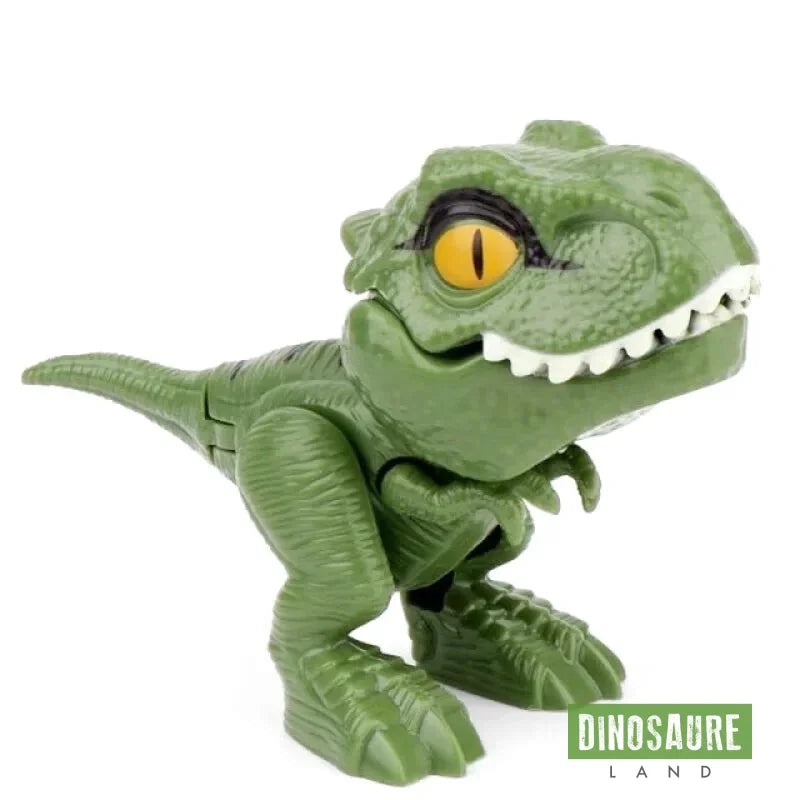 figurine dinosaure articule vert