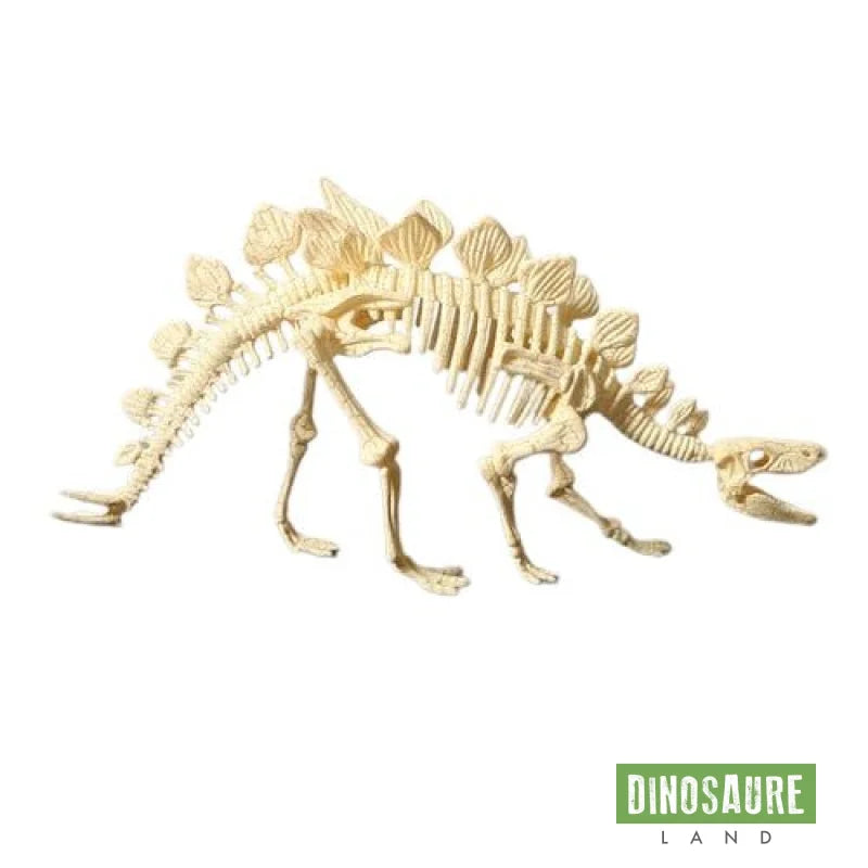 figurine dinosaure squelette stégosaures