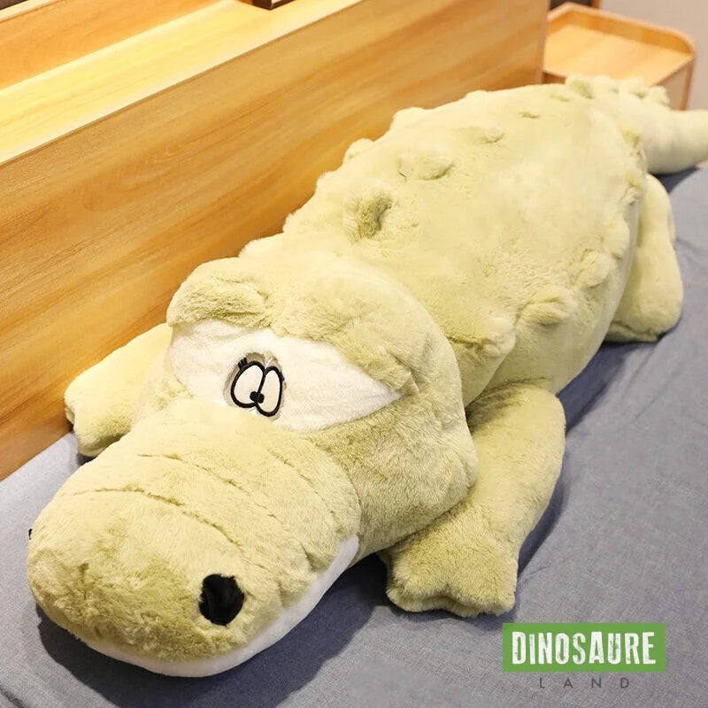 grande peluche dinosaure vert