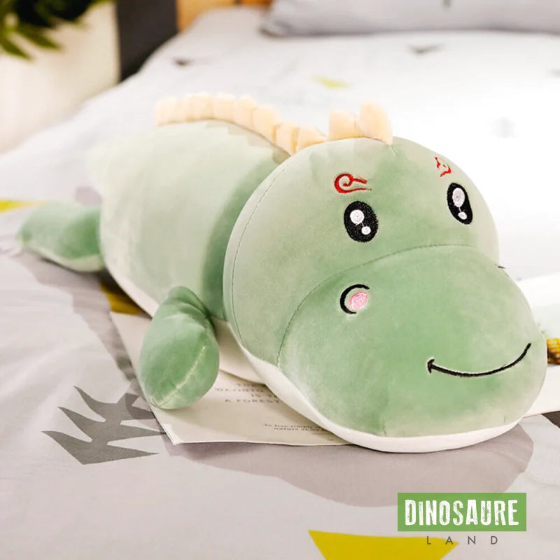 peluche geante dinosaure vert