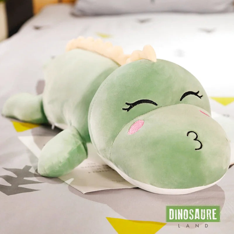 peluche geante dinosaure vert