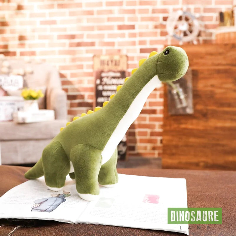 peluche dino vert