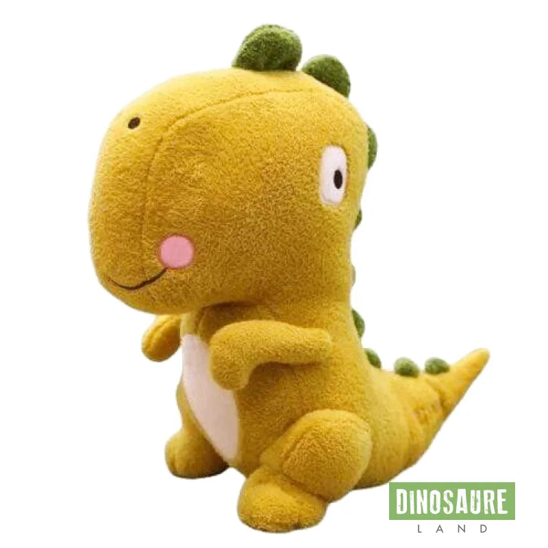 Grosse Peluche Dinosaure Jaune