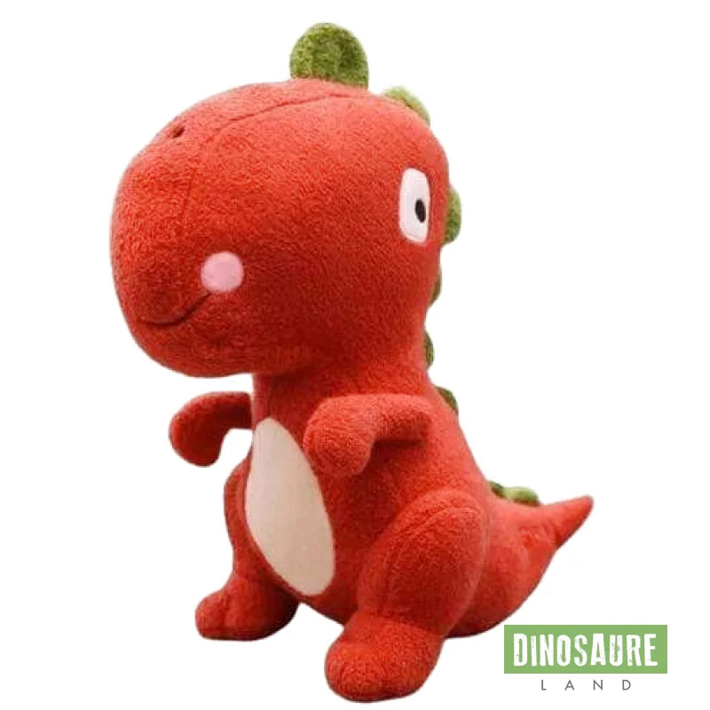 Grosse Peluche Dinosaure Rouge