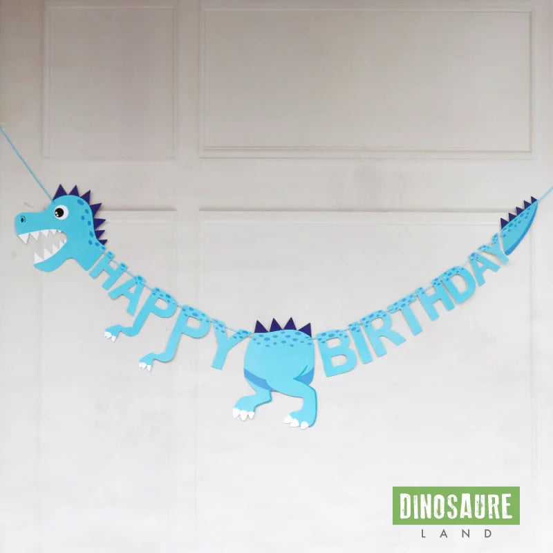 guirlande dinosaure anniversaire