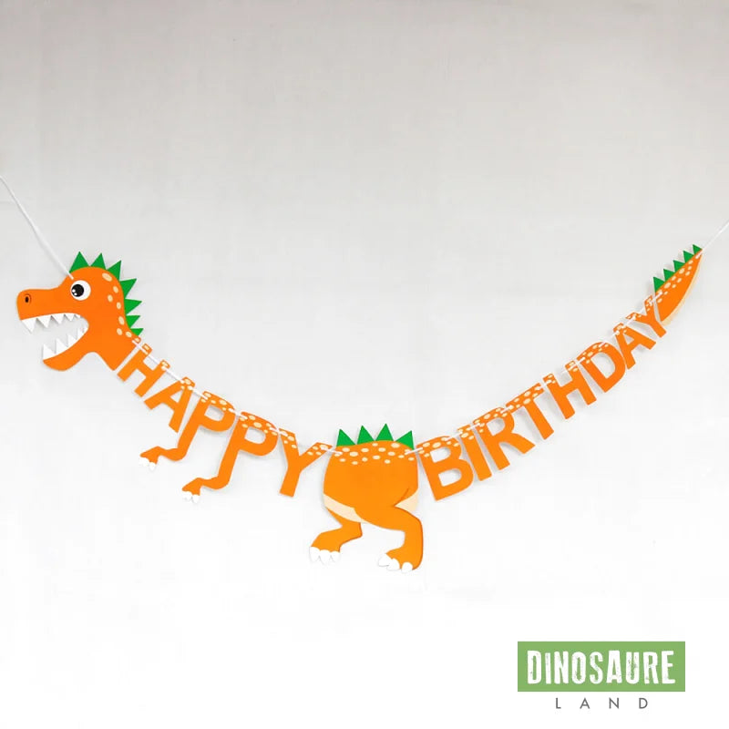 guirlande dinosaure anniversaire