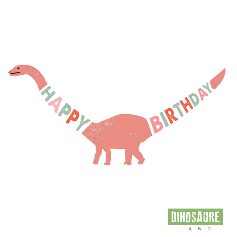 guirlande dinosaure anniversaire