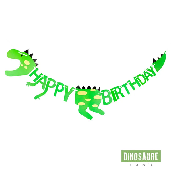 guirlande dinosaure anniversaire