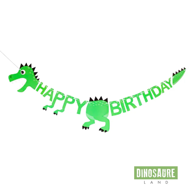 guirlande dinosaure anniversaire