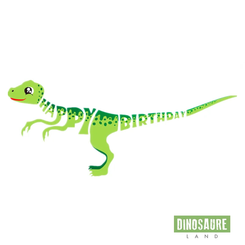 guirlande dinosaure anniversaire