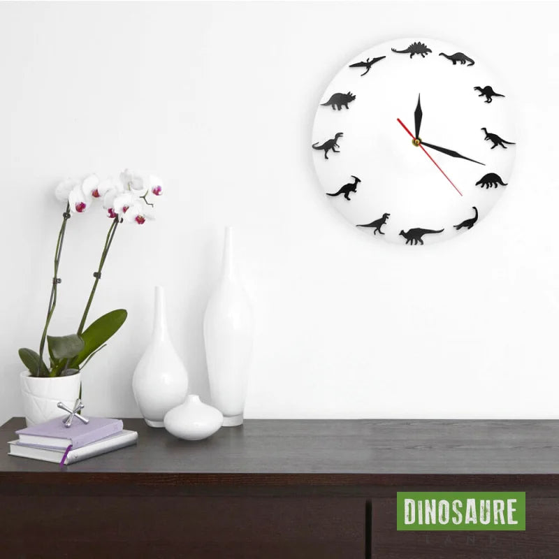 horloge dinosaure