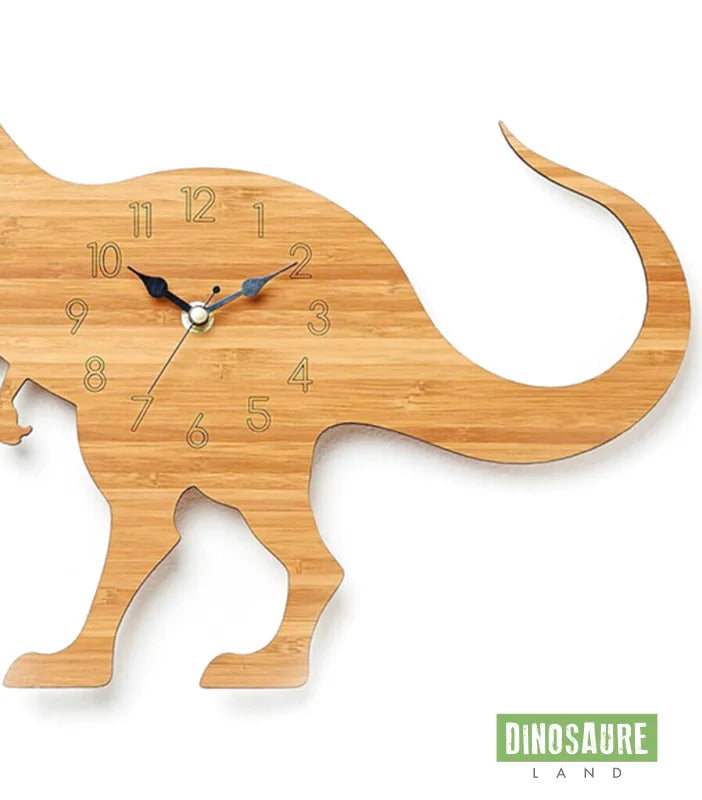 horloge bois dinosaure tyrannosaure t rex