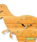 horloge bois dinosaure tyrannosaure t rex