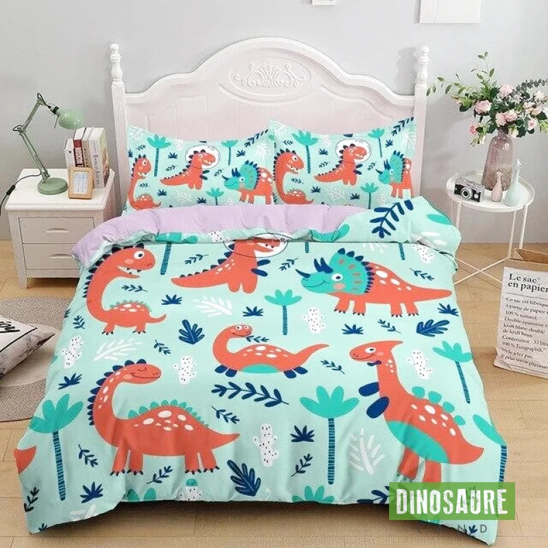 Housse de Couette 220X240 Dinosaures