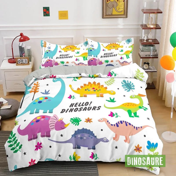 Housse de Couette 140x200 Dinosaure Originale