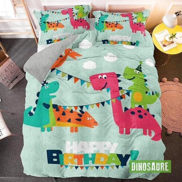 Housse de Couette Dinosaure Anniversaire