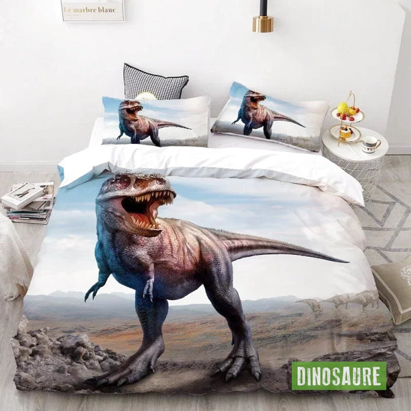 Housse de Couette Dinosaure Basalte