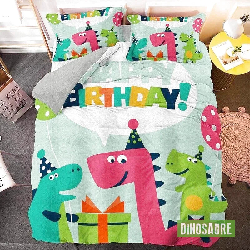 Housse de Couette Dinosaure Cadeau