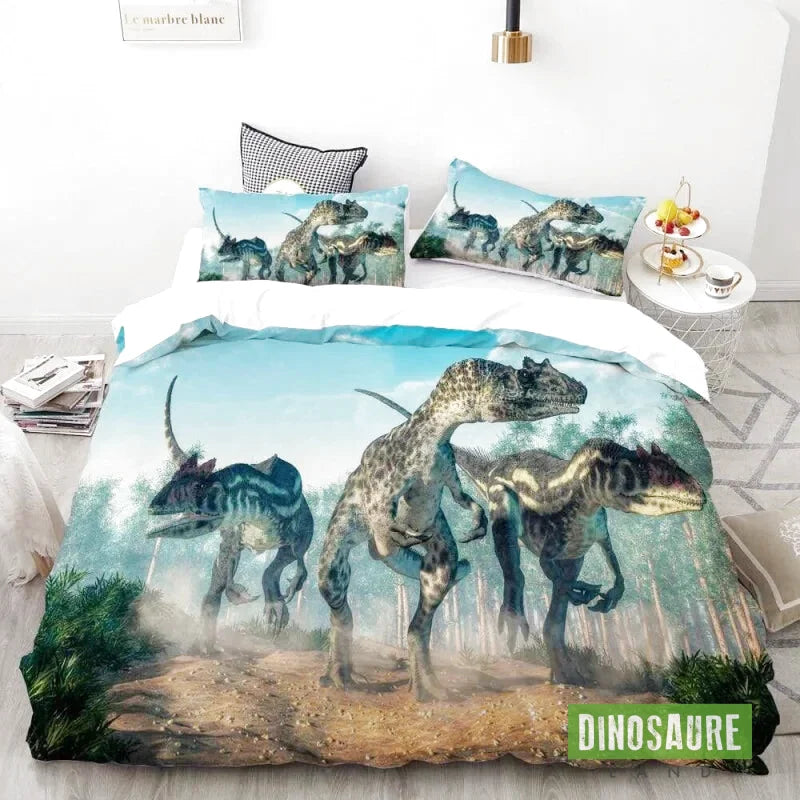 Housse de Couette Dinosaure Chasse