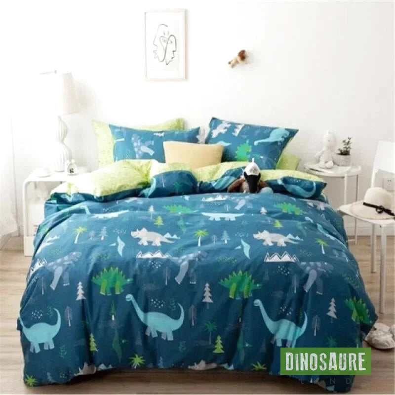 Housse de Couette Dinosaure Coton