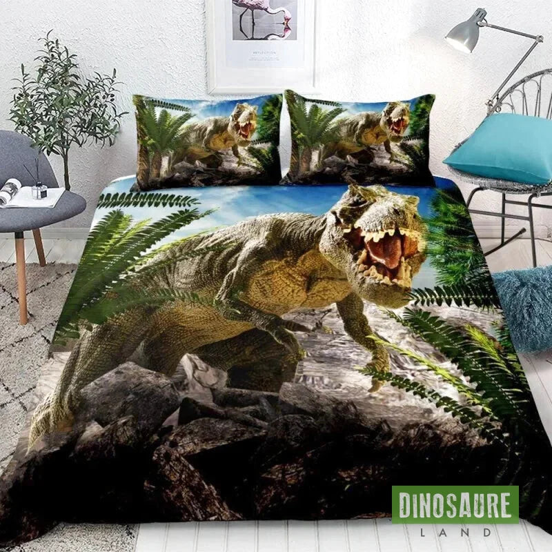 Housse de Couette Dinosaure Effrayant