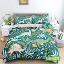 Housse de Couette Dinosaure Fougère