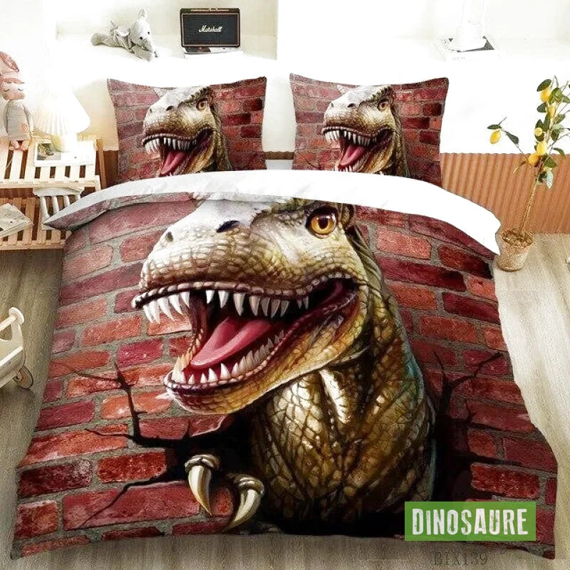 Housse de Couette Dinosaure Garçon