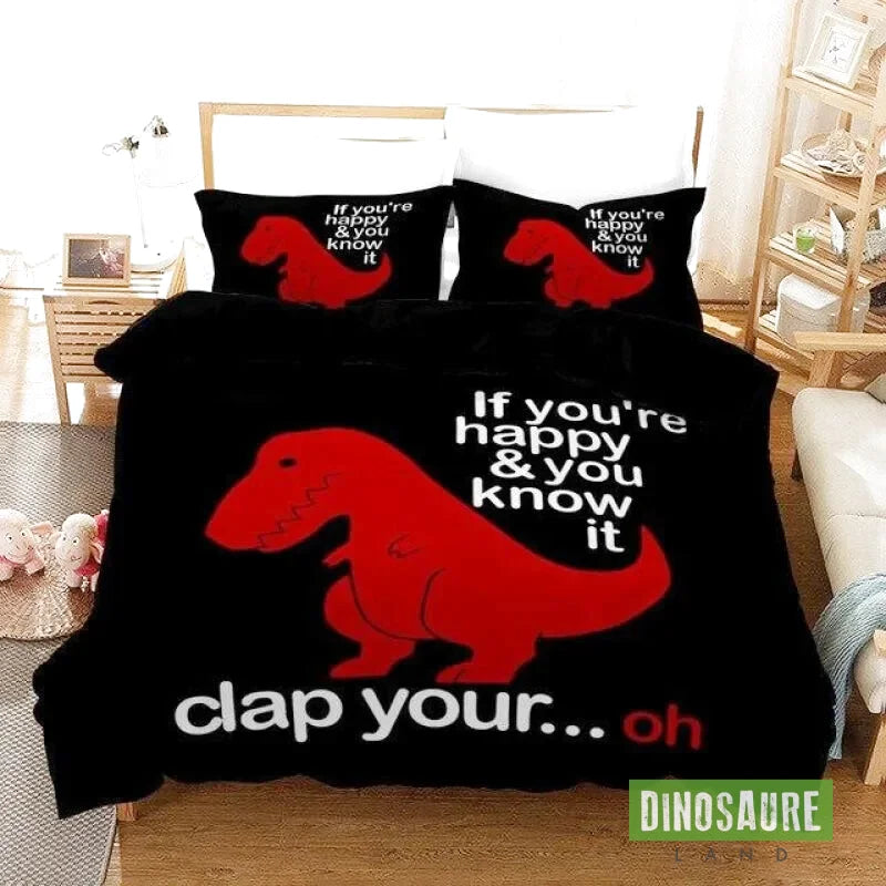 Housse de Couette Dinosaure Humour