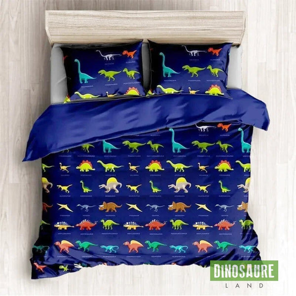 Housse de Couette Dinosaure Noms