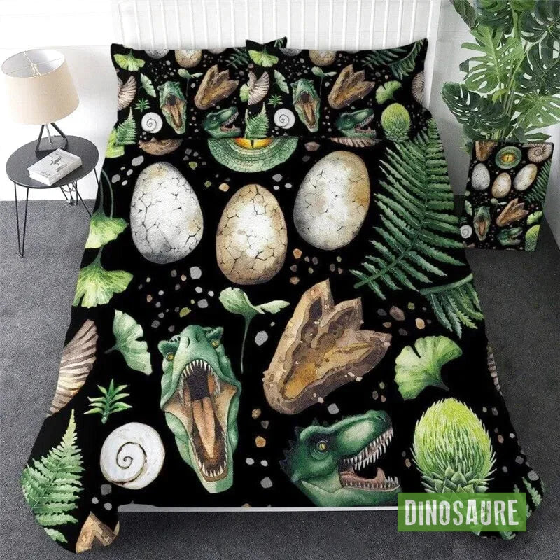 Housse de Couette Dinosaure Œufs