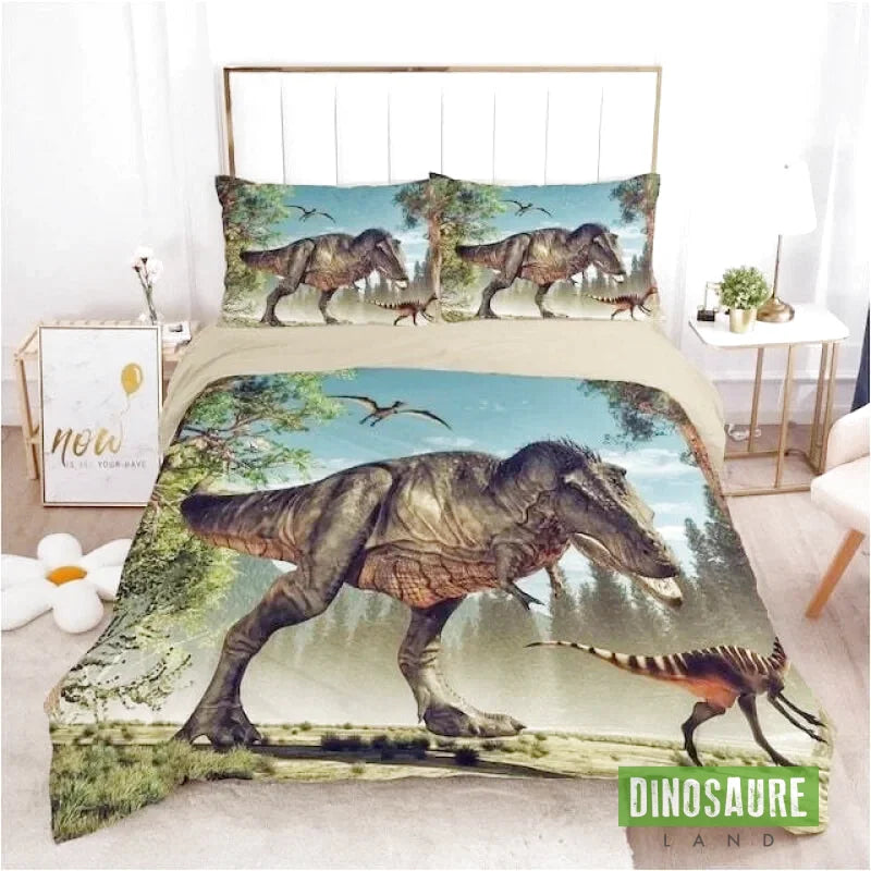 Housse de Couette Dinosaure Oviraptor