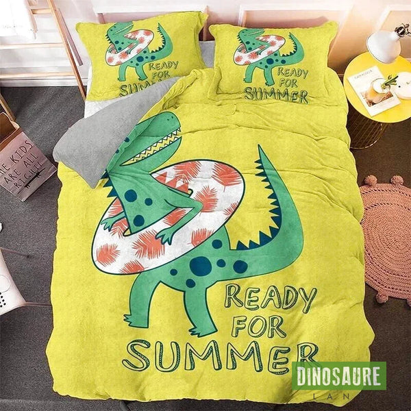 Housse de Couette Dinosaure qui Nage