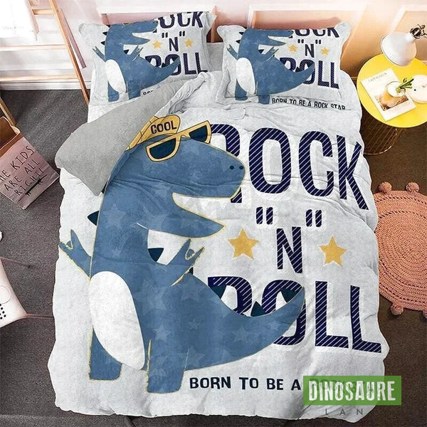 Housse de Couette Dinosaure Rock