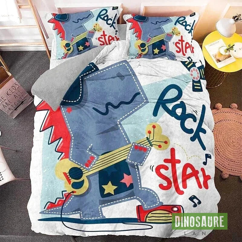 Housse de Couette Dinosaure Star